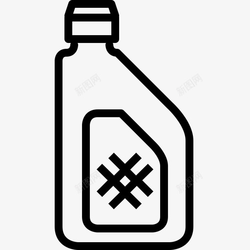 防冻液汽车包装图标svg_新图网 https://ixintu.com 包装 恶心的汽车零件 汽车 防冻液 雪花