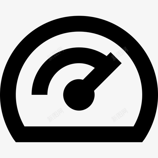 车速表仪表板仪表图标svg_新图网 https://ixintu.com 仪表 仪表板 压力表 线路基本图标集1 车速表
