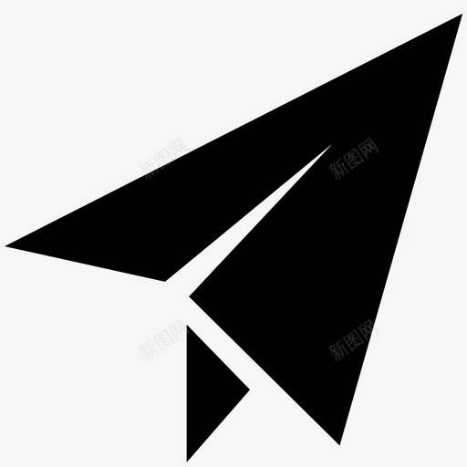 发送邮寄纸质飞机图标svg_新图网 https://ixintu.com 发送 纸质飞机 邮寄