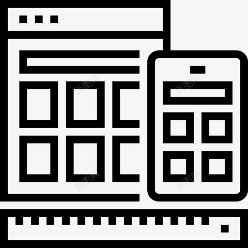 响应式适应性开发图标svg_新图网 https://ixintu.com web web设计和开发 响应式设计 开发 适应性
