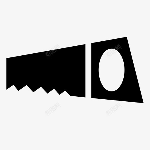 锯建筑伐木工人图标svg_新图网 https://ixintu.com 伐木工人 建筑 锯 锯木工