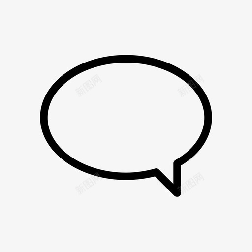 演讲气球问说图标svg_新图网 https://ixintu.com 演讲气球 说 问