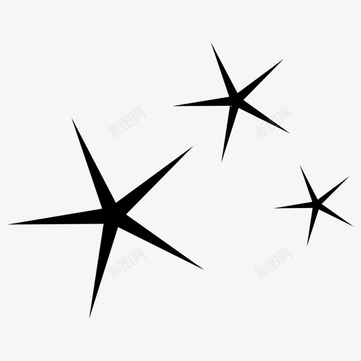 星星明亮光亮图标svg_新图网 https://ixintu.com 光亮 明亮 星星 闪耀