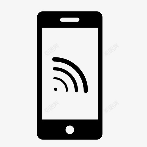 电话连接互联网网络图标svg_新图网 https://ixintu.com 互联网 电话连接 网络
