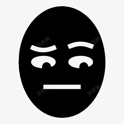 仆从头怀疑图标svg_新图网 https://ixintu.com 不高兴 仆从 头 怀疑 担心 蒸汽朋克头