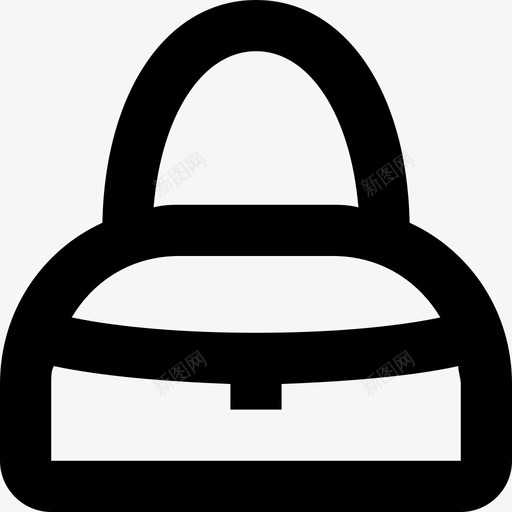 手袋肩包女包图标svg_新图网 https://ixintu.com 女包 手袋 系列必备图标 肩包