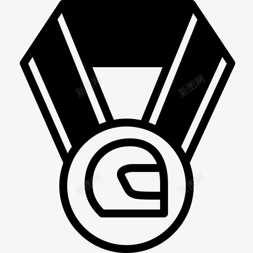 赛车奖章冠军赛车图标svg_新图网 https://ixintu.com 优等运动奖牌样式1字形 优胜者 冠军 比赛 赛车 赛车奖章