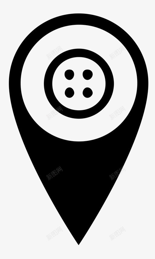 裁缝位置按钮裁缝图标svg_新图网 https://ixintu.com 别针 地图 按钮 概念位置 裁缝 裁缝位置