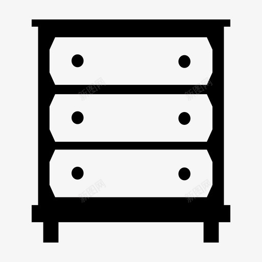 家具预约抽屉柜图标svg_新图网 https://ixintu.com 家具 抽屉柜 预约