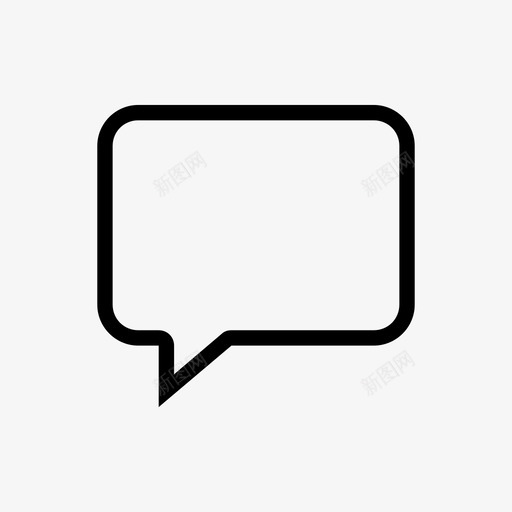 聊天框交流信息图标svg_新图网 https://ixintu.com 交流 信息 文本框 聊天 聊天框 语音泡泡
