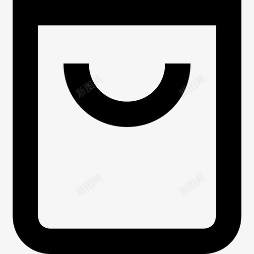 购物袋手提袋系列必需品图标2svg_新图网 https://ixintu.com 手提袋 系列必需品图标2 购物袋