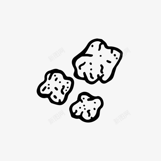 卵石岩石图标svg_新图网 https://ixintu.com 卵石 岩石