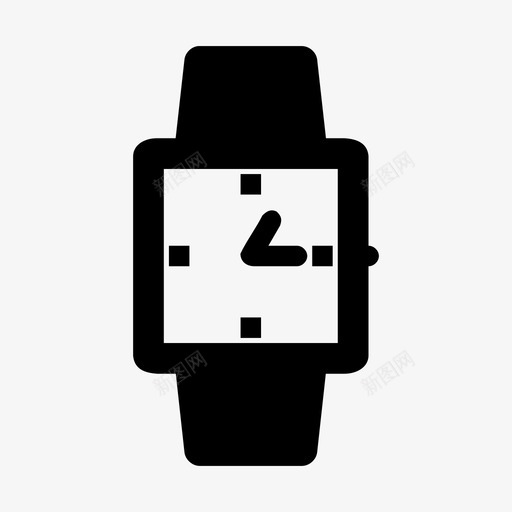 手表钟面小时图标svg_新图网 https://ixintu.com 小时 手表 时间 计时器 钟面