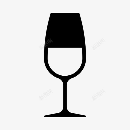 酒杯品酒图标svg_新图网 https://ixintu.com 品酒 酒杯