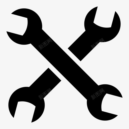 工具工程师技工图标svg_新图网 https://ixintu.com 修理 工具 工程师 扳手 技工 设置