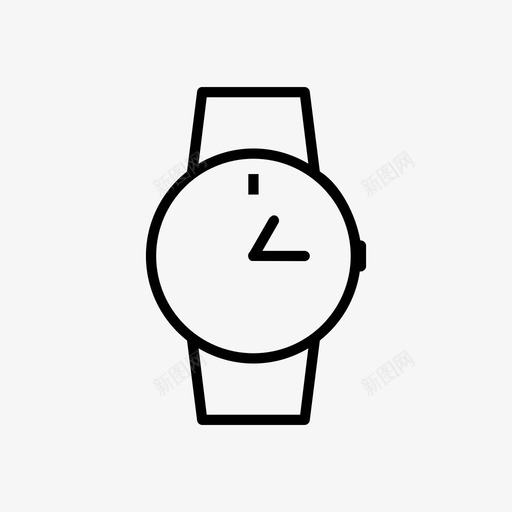 手表钟面小时图标svg_新图网 https://ixintu.com 小时 手表 时间 计时器 钟面