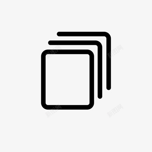 页面文档副本图标svg_新图网 https://ixintu.com 副本 层 文档 注释 页面