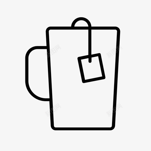 茶早餐咖啡厅图标svg_新图网 https://ixintu.com 咖啡厅 早餐 茶 茶馆