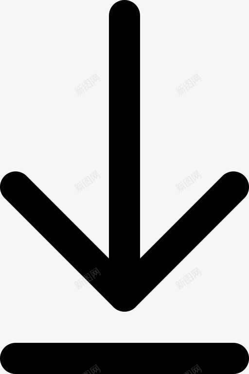 下移箭头方向图标svg_新图网 https://ixintu.com 下移 方向 箭头 箭头md轮廓