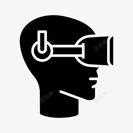 虚拟现实360视频增强现实图标svg_新图网 https://ixintu.com 360视频 人脸 增强现实 虚拟现实 虚拟现实护目镜 虚拟现实耳机