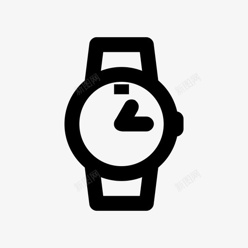 手表钟面小时图标svg_新图网 https://ixintu.com 小时 手表 时间 计时器 钟面