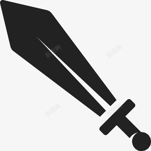剑战斗中世纪图标svg_新图网 https://ixintu.com 中世纪 剑 战争 战斗