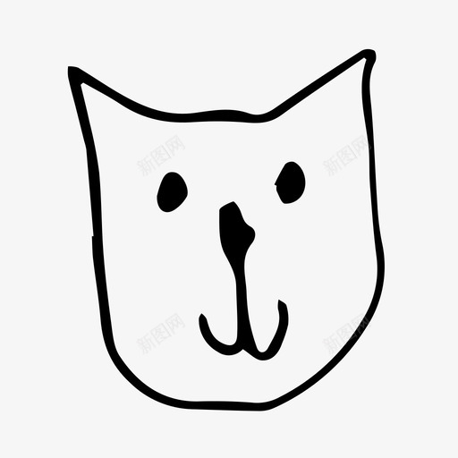 猫动物快乐图标svg_新图网 https://ixintu.com 动物 宠物 小猫 快乐 猫