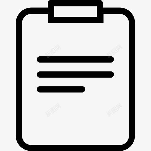 剪贴板文档报告图标svg_新图网 https://ixintu.com 剪贴板 商业图标 学习用品 报告 文档 表格