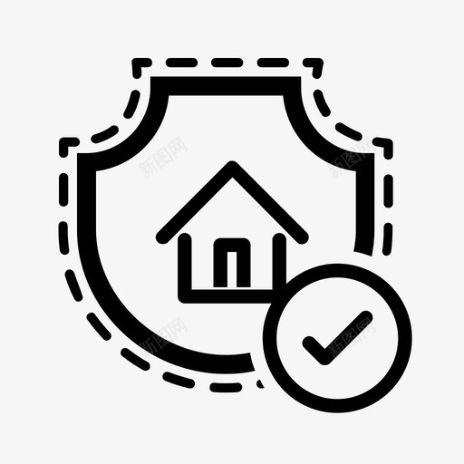接受家庭保险安全选择图标svg_新图网 https://ixintu.com 安全 接受家庭保险 选择