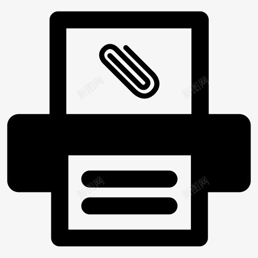 附件打印机附加文档附加文件图标svg_新图网 https://ixintu.com 打印文件 附件打印机 附加打印机 附加文件 附加文档