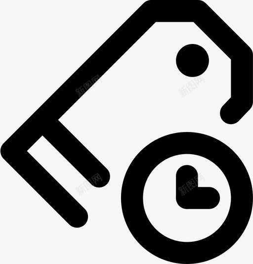 等待标签通信交互图标svg_新图网 https://ixintu.com smashicons交互md大纲 交互 价格标签 界面 等待标签 通信