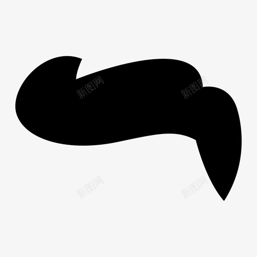 头发头簇图标svg_新图网 https://ixintu.com 假发 头 头发 簇 身体部位