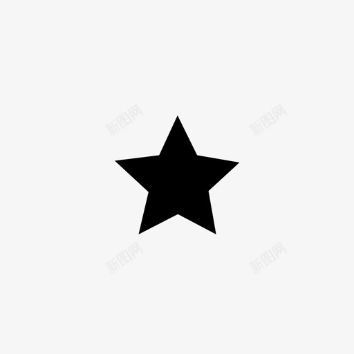 明星成就徽章图标svg_新图网 https://ixintu.com 徽章 成就 明星 等级 顶端