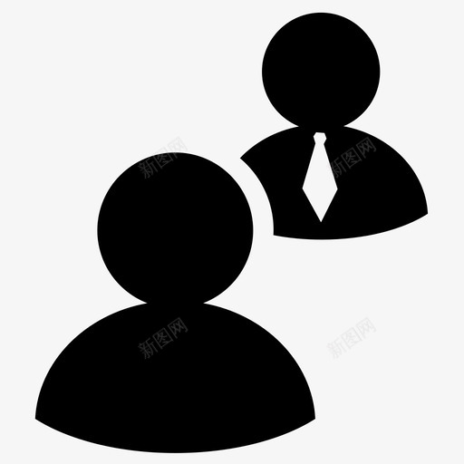 会议面试管理图标svg_新图网 https://ixintu.com 会议 工作 管理 面试