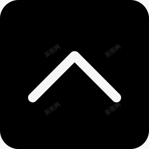 上箭头黑色方形按钮大杯子实心填充图标svg_新图网 https://ixintu.com 上箭头黑色方形按钮 填充 大杯子实心