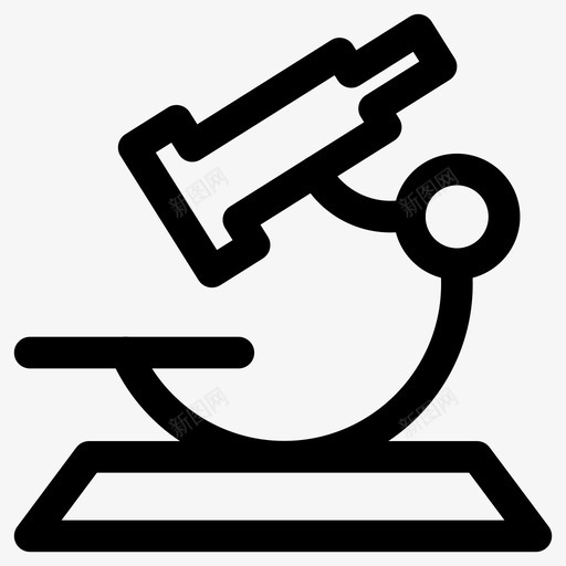 显微镜细菌化学图标svg_新图网 https://ixintu.com 化学 化学图标集 显微镜 研究 细菌