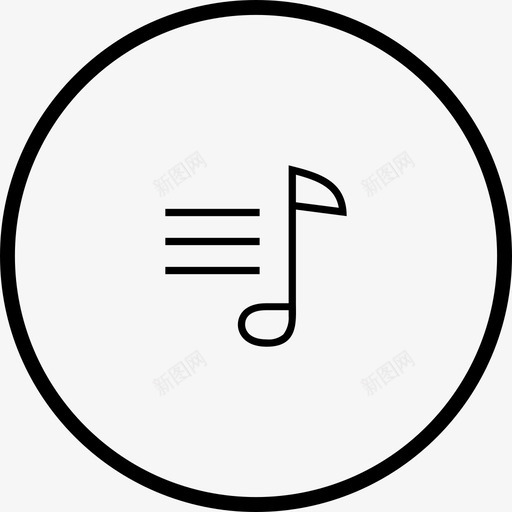 音乐播放列表uiux图标集合svg_新图网 https://ixintu.com uiux图标集合 音乐播放列表