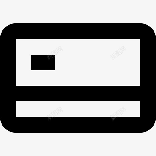 信用卡自动柜员机卡银行卡图标svg_新图网 https://ixintu.com 一套线路要素图标 信用卡 塑料货币 现金卡 自动柜员机卡 银行卡
