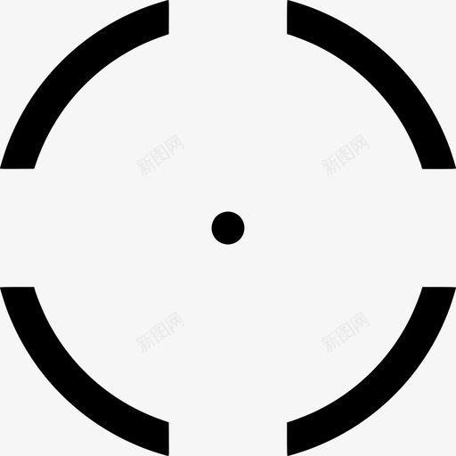 目标中心焦点图标svg_新图网 https://ixintu.com 中心 指针 焦点 目标 目标圆圈