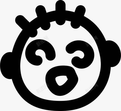 头晕晕眩表情符号图标svg_新图网 https://ixintu.com 头晕 晕眩 漂亮图标表情符号md大纲 脸 表情符号