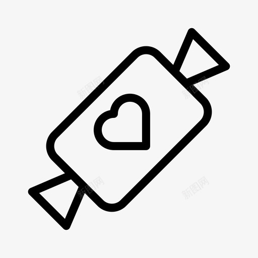 糖果糖爱情图标svg_新图网 https://ixintu.com 爱情 糖 糖果
