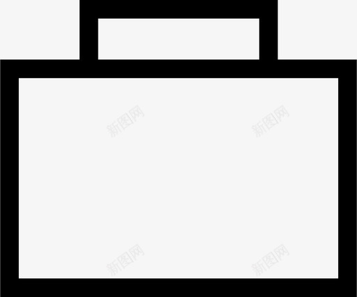 手提箱行李公文包图标svg_新图网 https://ixintu.com 公文包 手提箱 旅行箱系列 行李 行李袋