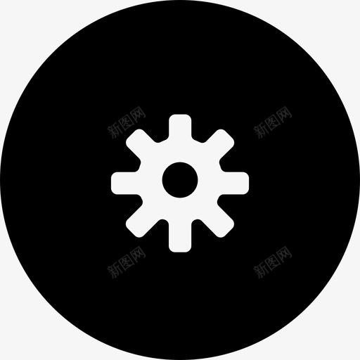 设置齿轮首选项图标svg_新图网 https://ixintu.com 设置 首选项 齿轮