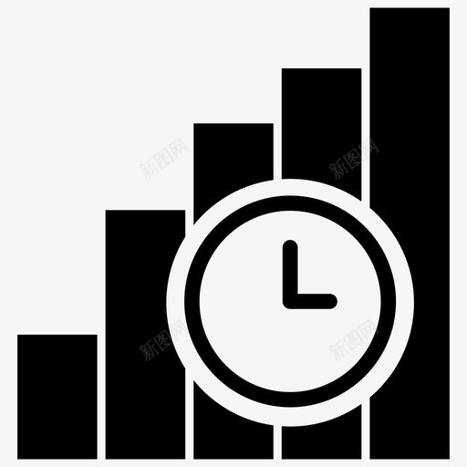 网络加载时钟移动网络图标svg_新图网 https://ixintu.com 信号加载 时钟 移动网络 网络加载 连接加载