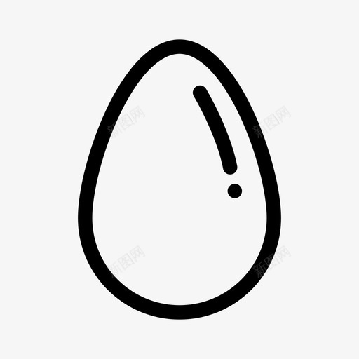 鸡蛋煮鸡蛋早餐图标svg_新图网 https://ixintu.com 早餐 煮鸡蛋 蛋壳 食物 鸡蛋