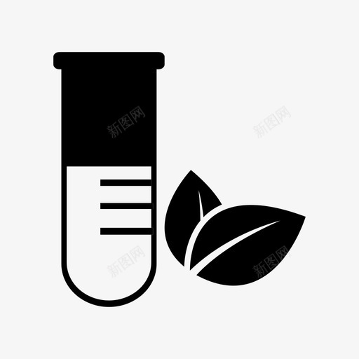 试管药物草药图标svg_新图网 https://ixintu.com 健康 实验室 自然 草药 药物 试管
