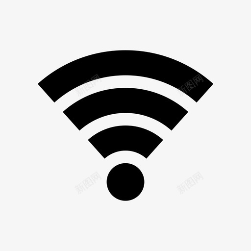 wifi互联网信号图标svg_新图网 https://ixintu.com navicons wifi wifi信号 互联网 信号