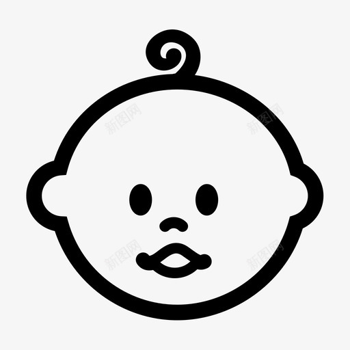 宝贝孩子婴儿图标svg_新图网 https://ixintu.com 婴儿 孩子 宝贝 托特 新手