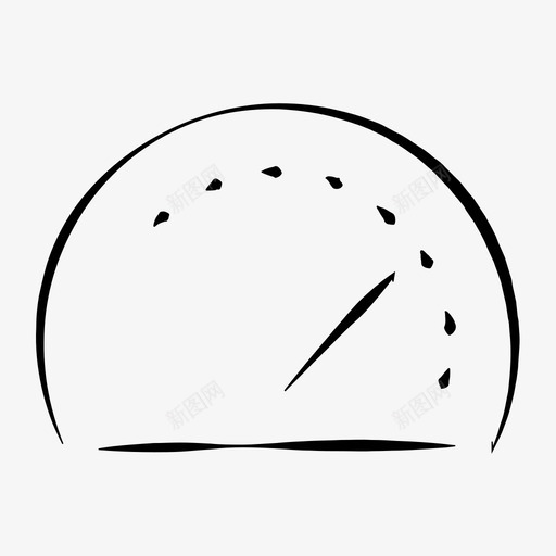 速度仪表板手绘图标svg_新图网 https://ixintu.com 仪表板 性能 手绘 搜索引擎优化 搜索引擎优化手绘 速度