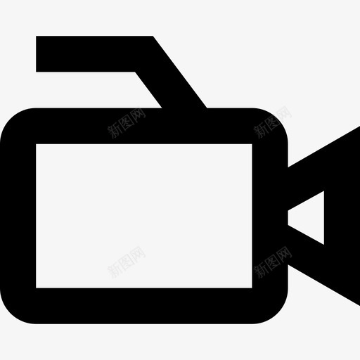 摄像机视频记录线要素图标集svg_新图网 https://ixintu.com 摄像机 线要素图标集 视频记录